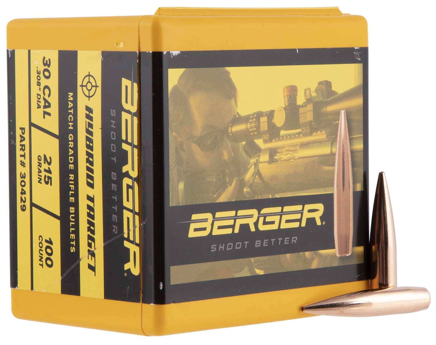 Berger Bullets Target Cal Gr Hybrid Per Box