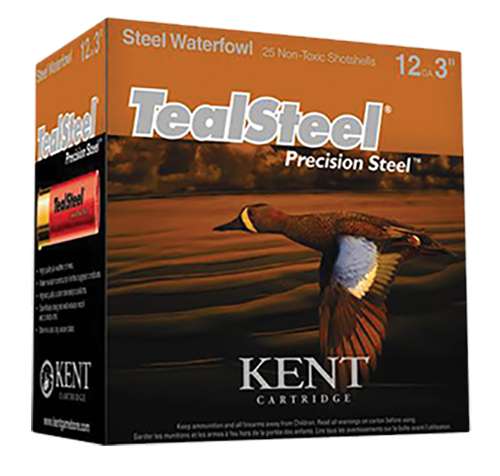 Kent Cartridge KTS123365 Teal Steel Steel Waterfowl 12 Ga 3 1 1 4 Oz 5