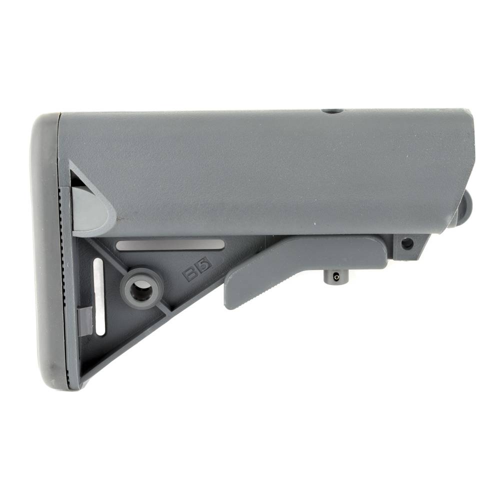 B5 Systems Enhanced SOPMOD Stock Wolf Gray Synthetic For AR15 M4 With