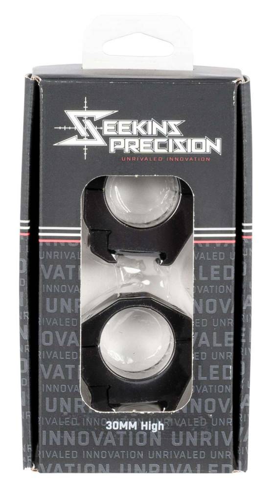 Seekins Precision 0010620012 Scope Rings Picatinny AR Platform 30mm High Black Anodized MAD