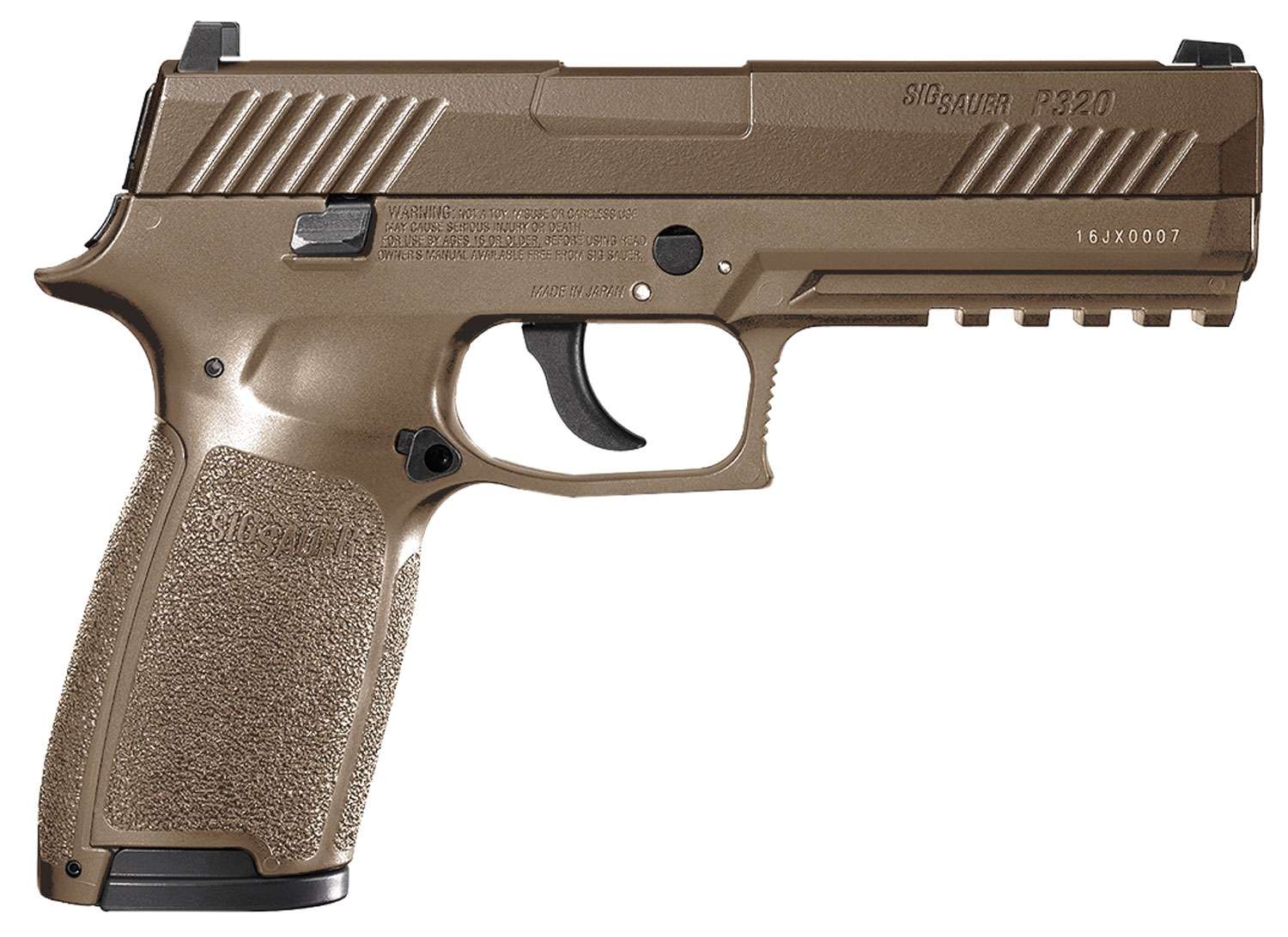 Sig Sauer Airguns AIRP320 P320 Air Pistol CO2 177 Pellet 30rd Coyote