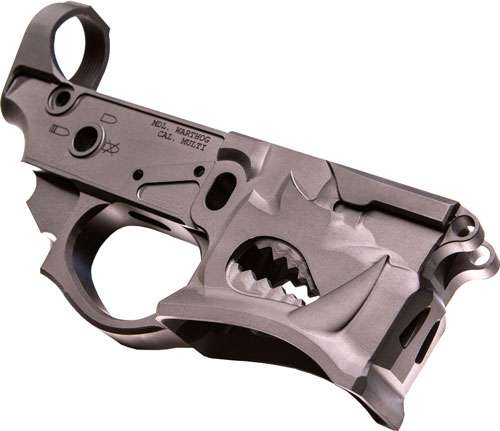 SHARPS BROS LLC SBLR02 Warthog Stripped Lower AR-15 Multi-Caliber Black Har-img-0