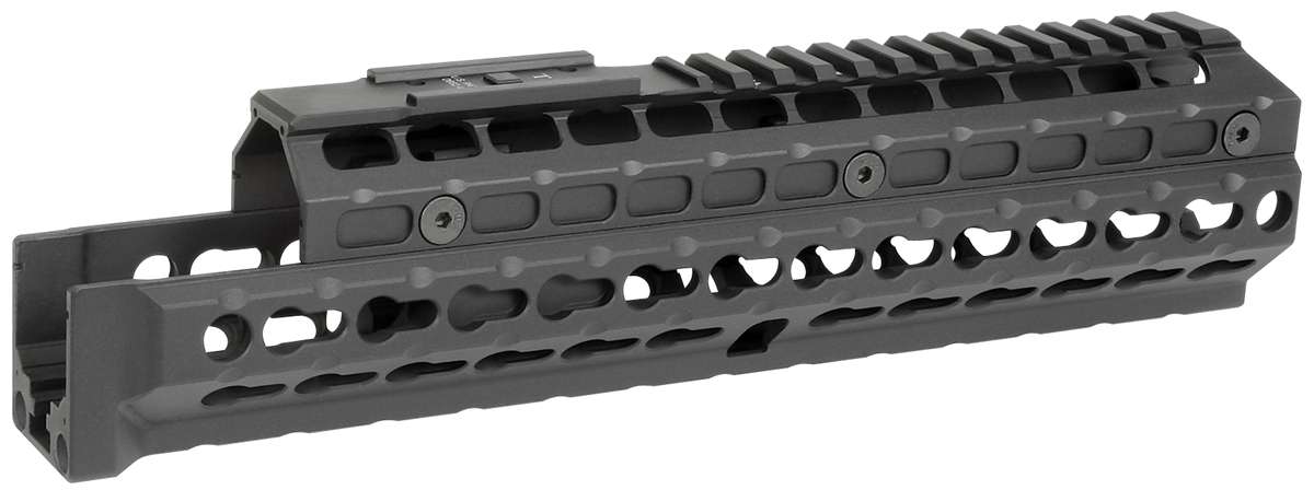 Midwest Industries Gen2 Universal AK Handguard - Black | Extended Length | T1 Topcover | KeyMod - Midwest Industries