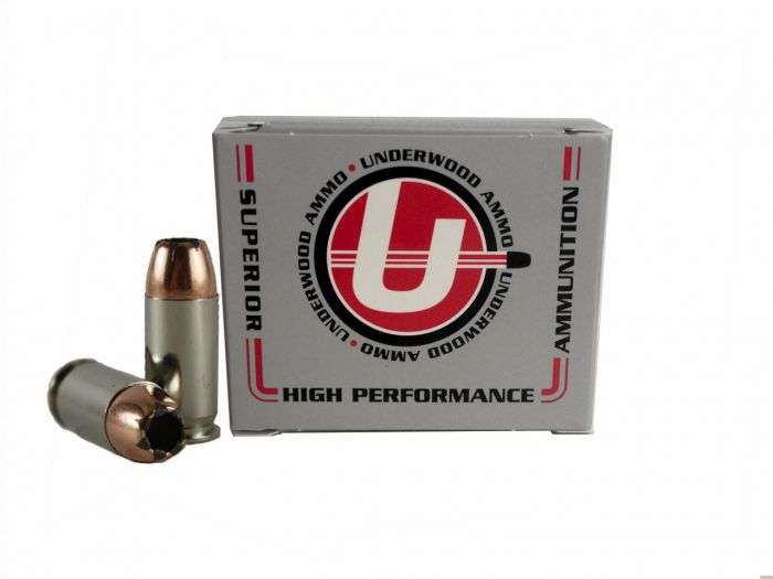 Underwood Ammo .45 ACP Handgun Ammo - 185 Grain | +P | Bonded Jacketed Hollow Point - Underwood Ammo