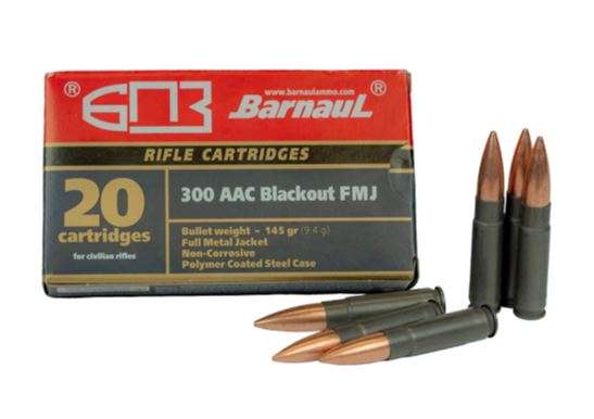 Barnaul 300BLK Rifle Ammo - 145 Grain | FMJ | Steel Casing | 500rd Case - Barnaul Ammo - Mks Suppl