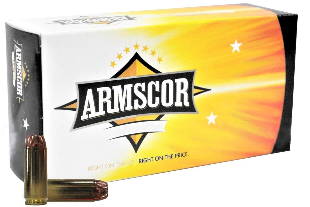 Armscor .50 AE Pistol Ammo - 300 Grain | XTP Jacketed Hollow Point | 400rd Case (20 Boxes) - Armscor