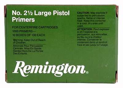 REM PRIMERS-LARGE PISTOL 5000-PK CASE LOTS ONLY - Remington Firearms