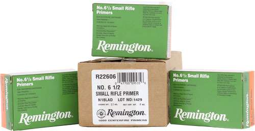 REM PRIMERS- SMALL RIFLE 5000-PK. CASE LOTS ONLY - Remington Firearms