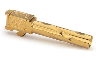 Zaffiri Precision Pistol Barrel, 9MM, 4.02", For Glock 19 Gen 1-4, TiN-img-0