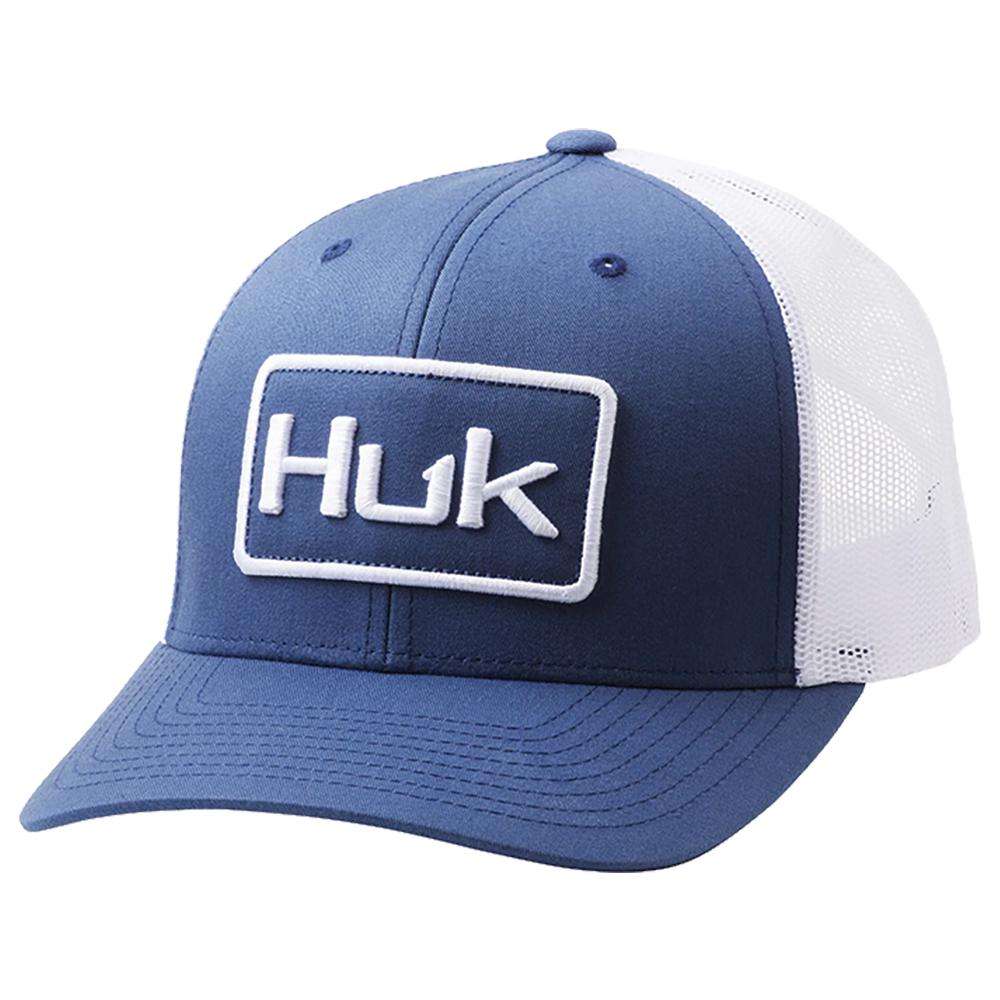 HUK LOGO STRETCHBACK TRUCKER SARGASSO SEA LXL - Marolina Dba Huk