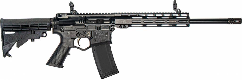 PLUMCRAZY FIREARMS GEN II RIA 5.56X45MM 16" 1:8 BBL 10" MLOK M4 STK 30RD MAG - Et Arms