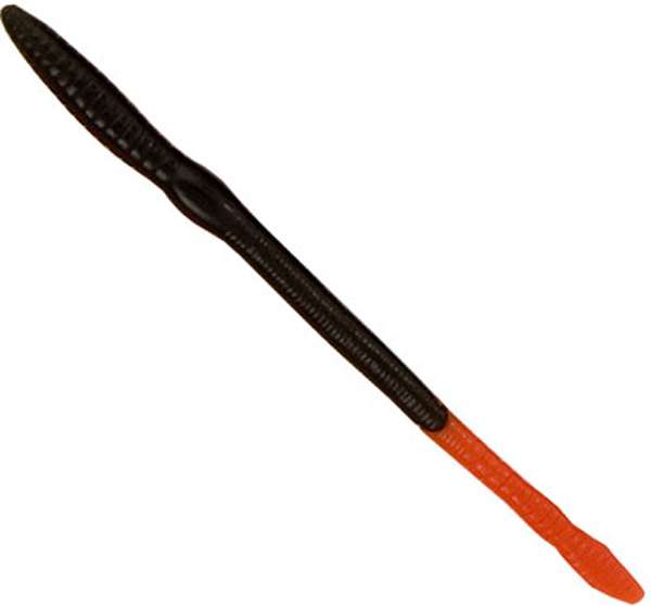 CREM SCOUND 8" 12PK-BLK/FIRE TAIL - Creme Lures