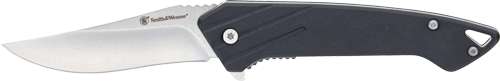 S&W KNIFE BLACK OPS RECURVE FOLDER 3" SS/BLACK DROP POINT - 