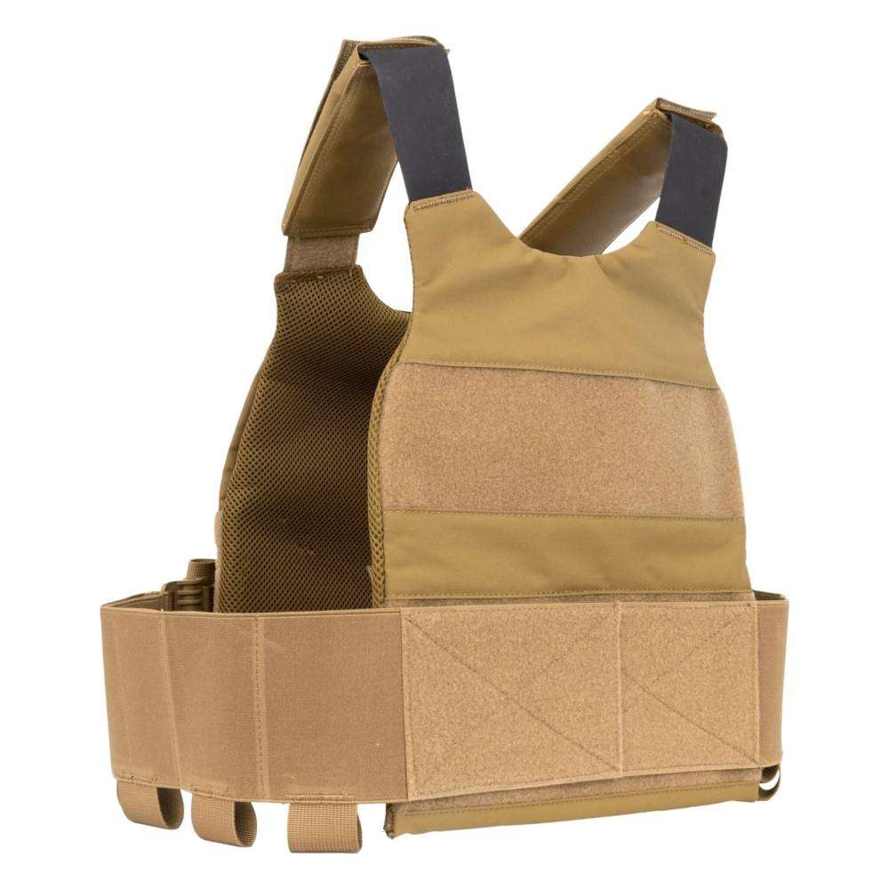 GUARD DOG BODY ARMOR TRACKR PRO PLATE CARRIER W/ FRONT PLACARD FDE ADJUSTABLE