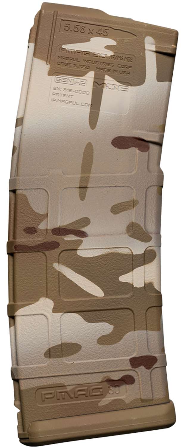 Weapon Works M2MCARID PMAG GEN M2 MOE 30rd 5.56x45mm NATO, MultiCam Arid Polymer, Fits AR-15 - 