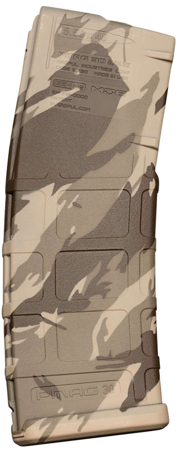 Weapon Works M2DESERTVTS PMAG GEN M2 MOE 30rd 5.56x45mm NATO, Desert VTS Polymer, Fits AR-15 - 