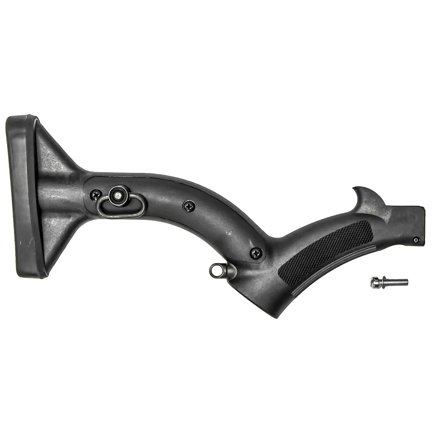 PLAIN STOCK NO BUFFER TUBE COVER BLACK - Thordsen Customs