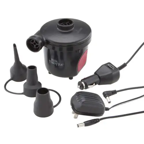 RECHARGEABLE AIR PUMP BLK - Full Throttle