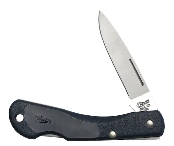 CASE MINI BLKHORN LCKBK 31/8" BLUE - Case Cutlery