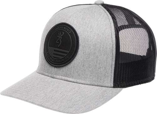 BROWNING CAP MEYER CIRCLE PATCH GRAY/BLACK ADJ* - Browning