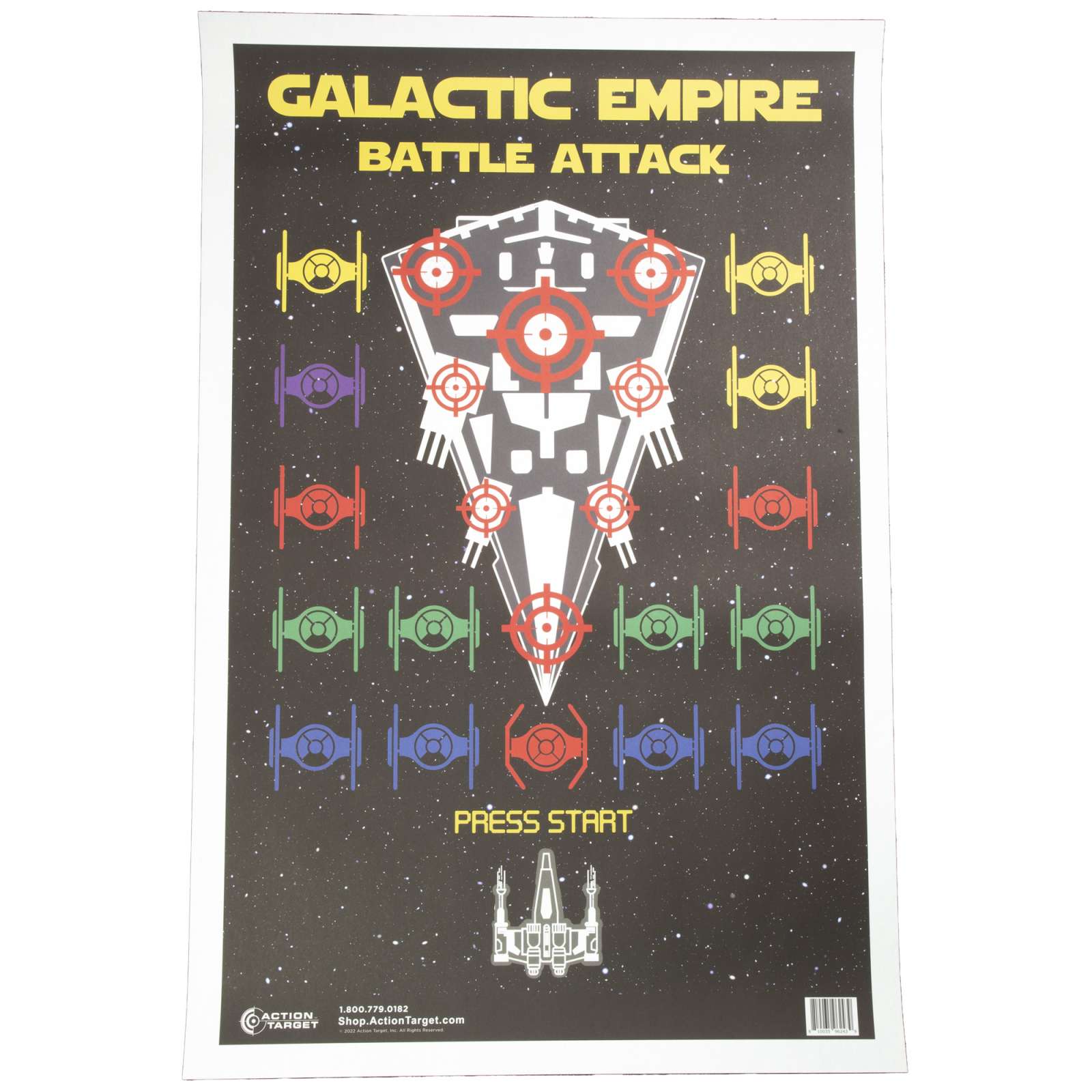 ACTION TGT GALACTIC EMPIRE 100PK - Action Targets