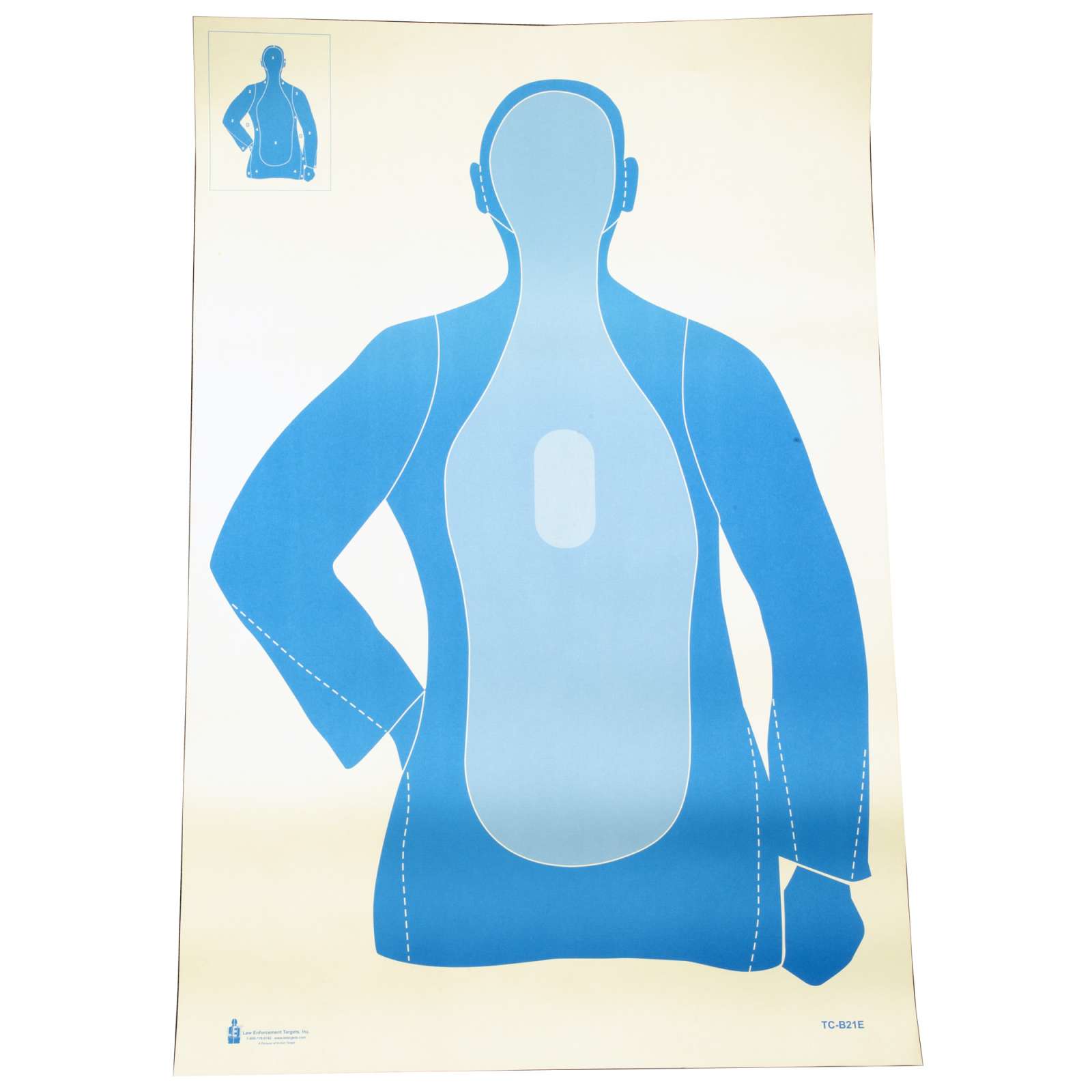 ACTION TGT 3 TONE BLU B21E 100PK - Action Targets