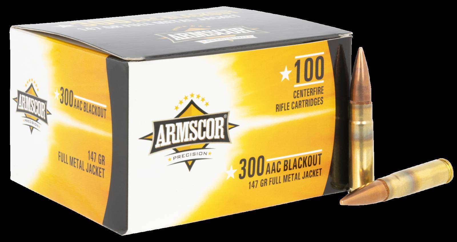 ARMSCOR 300BLK 147G FMJ VALUE PACK - Armscor