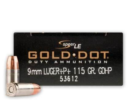 CCI GOLD DOT 9MM+P 115GR GDHP+LE - Cci