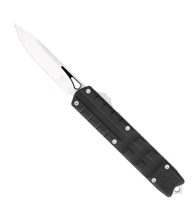 COBRATEC SMALL ENFORCER BLK DROP NON SERR - Cobratec Knives