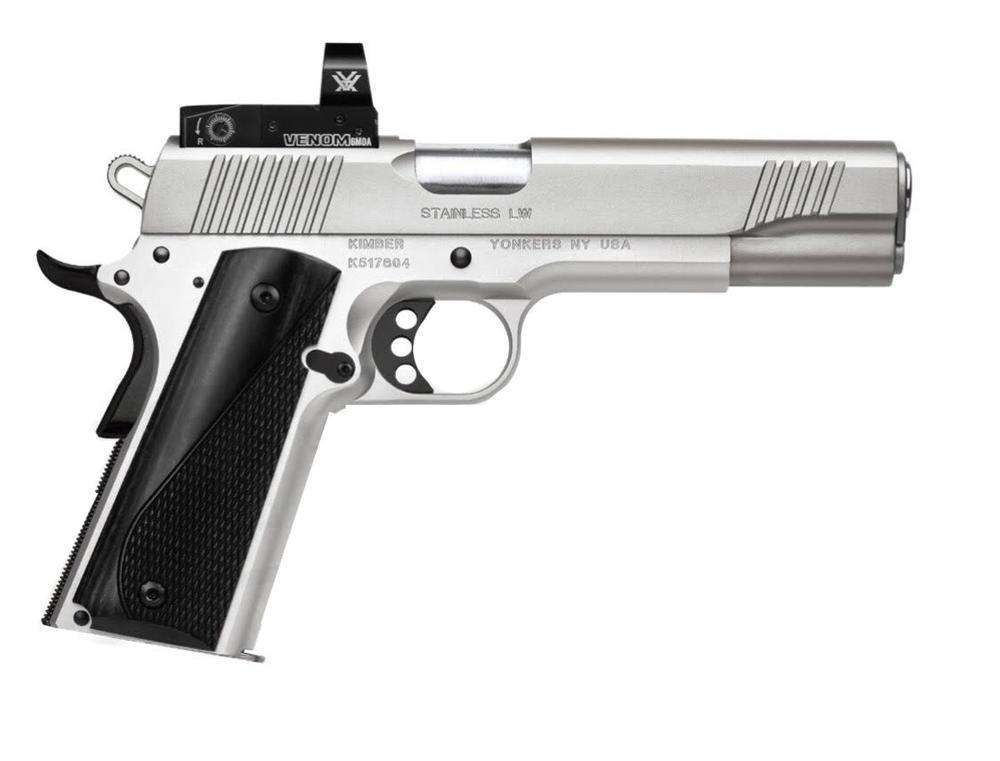 STAINLESS LW 1911 45ACP W/RED DOT | BattleHawk Armory