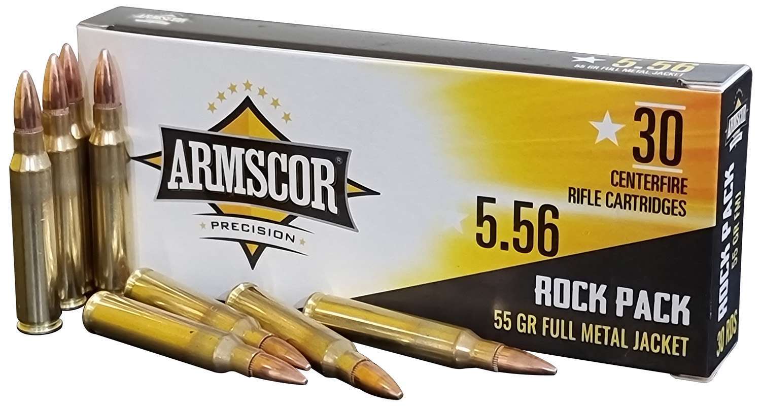 ARMSCOR 5.56 55G FMJ 50RD BX 500RD CASE - Armscor