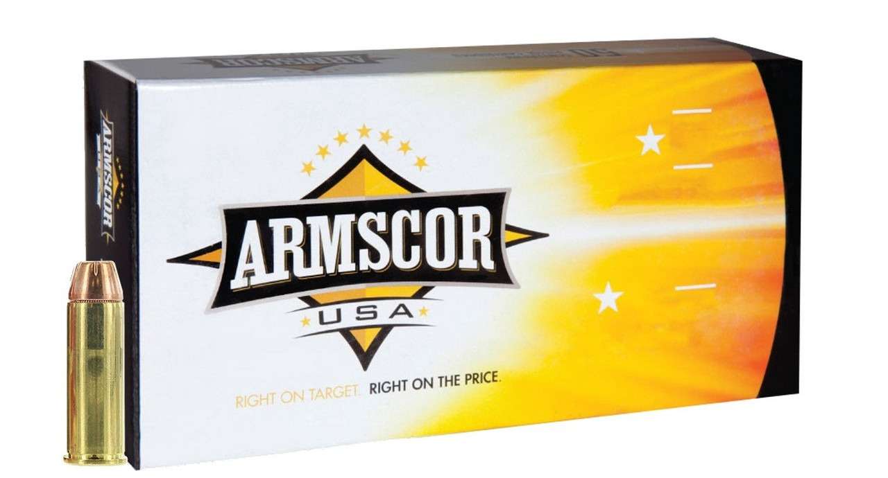 Armscor .44 Rem. Mag Pistol Ammo - 240 Grain | Jacketed Hollow Point | 500rd Case (25 Boxes) - Armscor