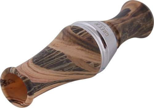 FLEXTONE GREEN THUNDER CAMO DOUBLE REED DUCK CALL - 