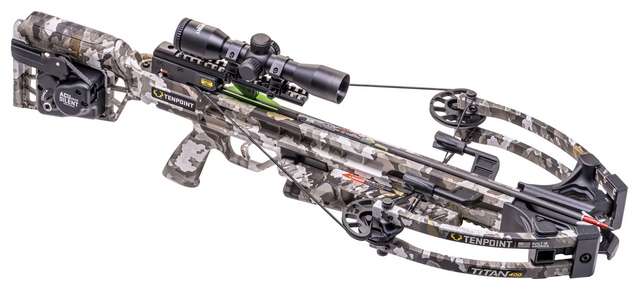 TenPoint Titan 400 Crossbow Package with ACUdraw Silent, 70-yard Pro-View  400 Scope