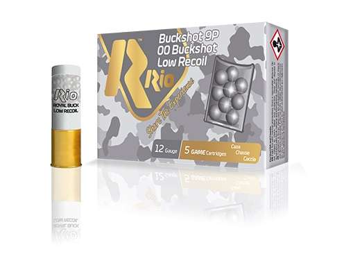 Rio Royal Buck 9P 12ga Buckshot 2.75 inch Shotgun Shells - 00Buck | 1345 fps | 250rd Case - Rio Ammunition