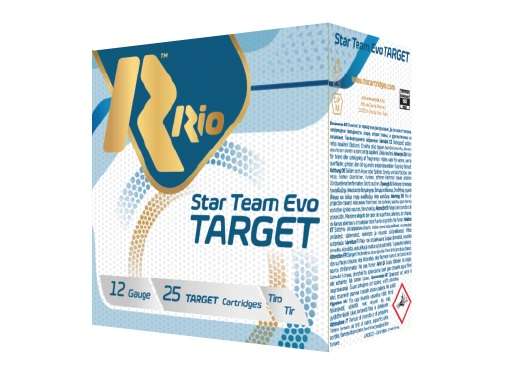 Rio Star Team Target 24 Light 12ga 2.75 inch Shotgun Shells Low Recoil - #7.5 | 7/8 oz. | 1200 fps | 250rd Case - Rio Ammunition