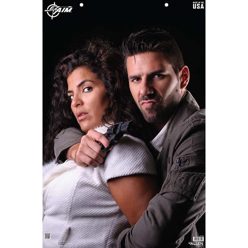 EZ AIM 23X35 PAPER TGT PHOTO HOSTAGE 50PK - Allen Company