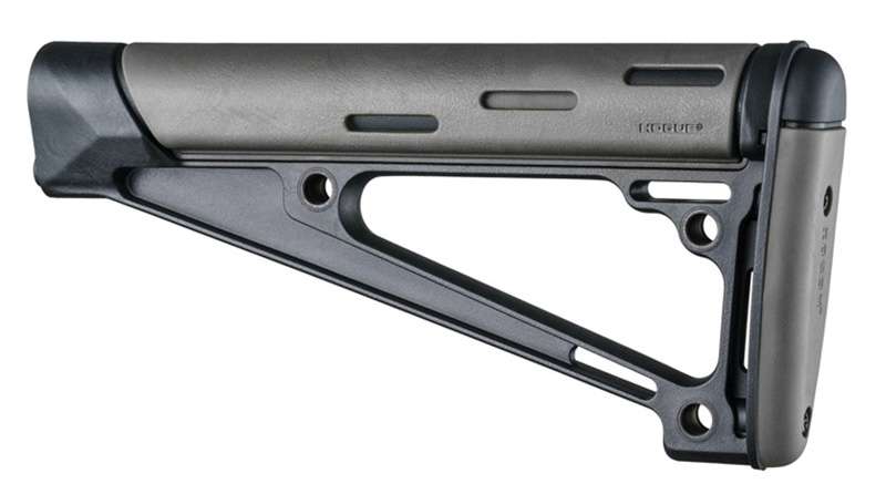 AR-15/M-16 OverMolded Fixed Buttstock - Fits A2 Buffer Tube - Grey ...