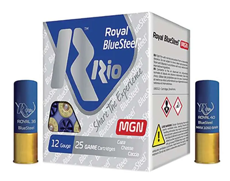 RIO Royal BlueSteel 12GA 3" 1-1/4oz #5 MAX 1400 FPS - Rio Ammunition