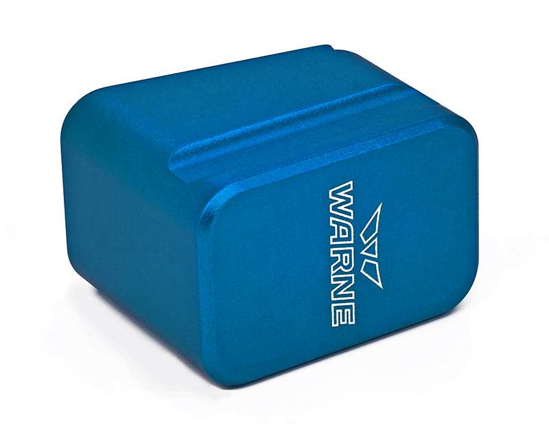 Magazine Ext,Glock 19/23 +5/9mm 4/40,Blu - Warne Mounts