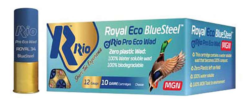 Blue Steel ECO 12g 3" Max 1 1/8oz #2 - Rio Ammunition