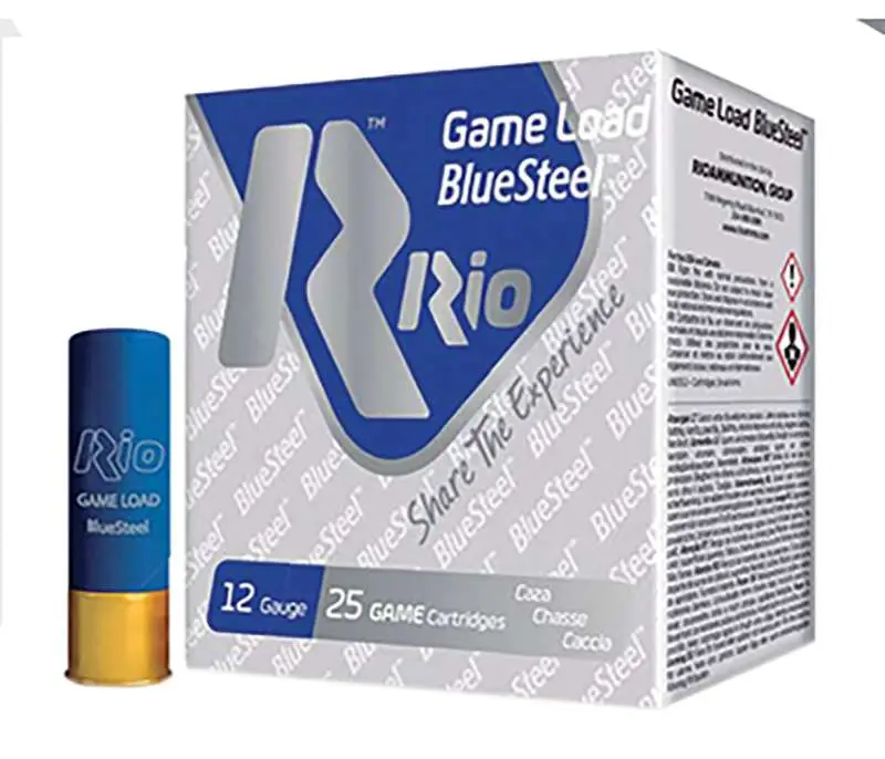 RIO Game Load BlueSteel 12GA 2-3/4" 1-1/8oz #6 MAX 1400 FPS - Rio Ammo
