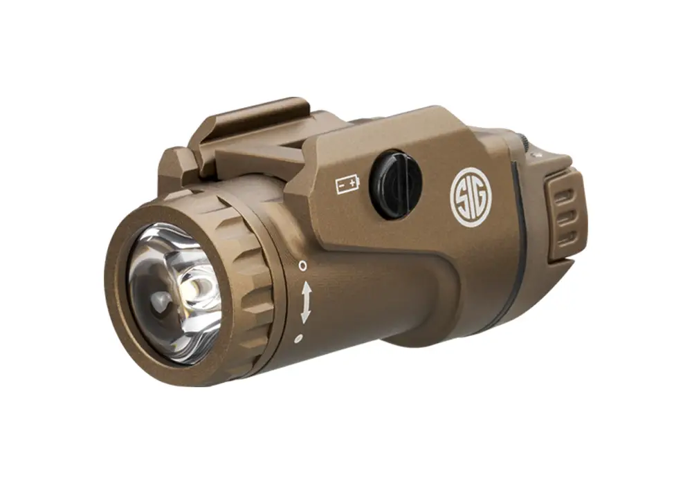 FOXTROT1X, WEAPON MOUNTED WHITE LIGHT, FDE | Center Mass, Inc