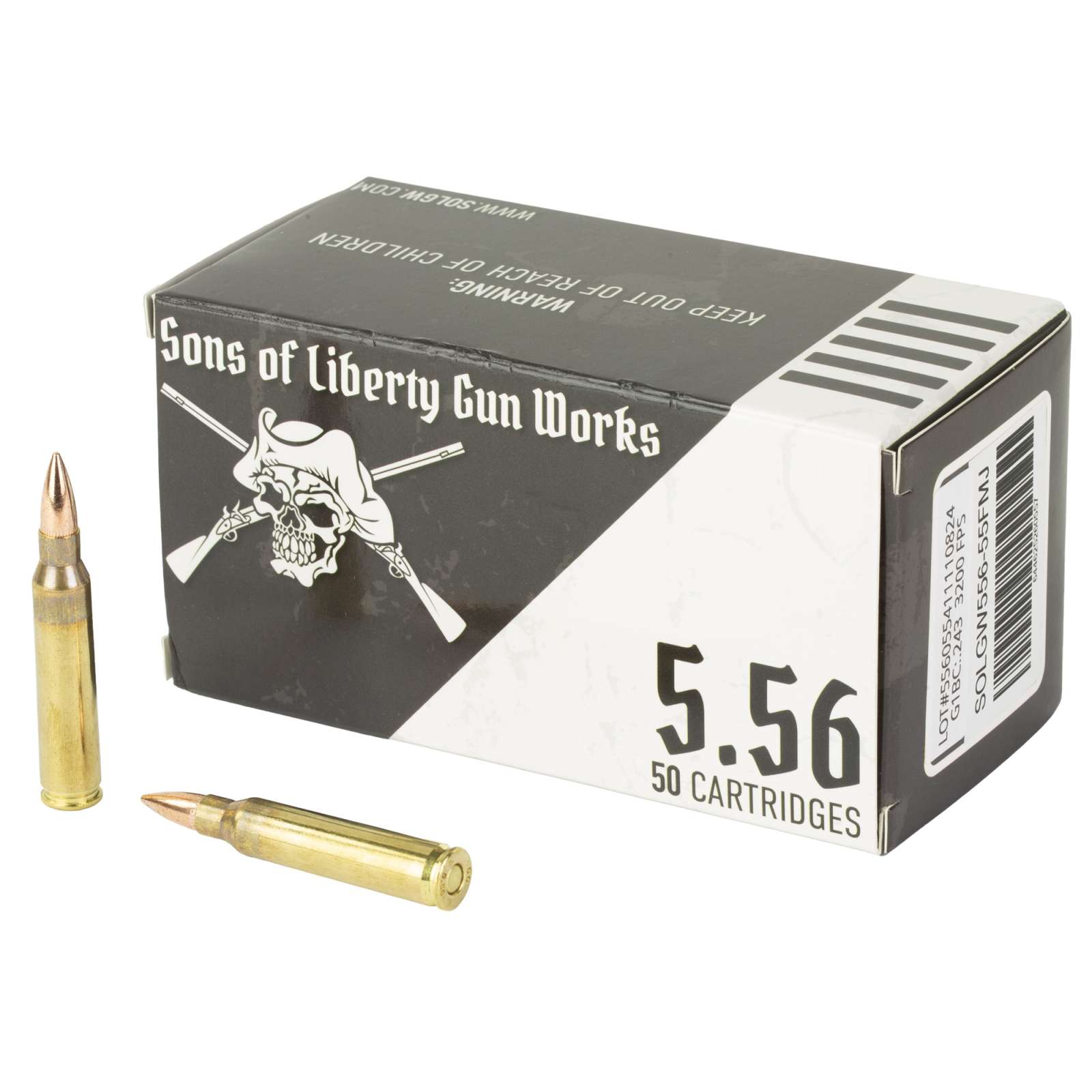 SOLGW 556NATO 55GR FMJ 50/1000 - Red Team Armory