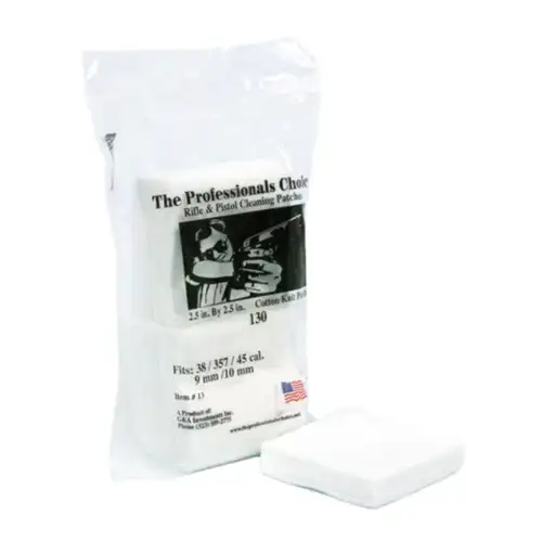 CTTN KNIT SQ PAT 38/357 2 1/2X2 130PK - The Professionals Choice
