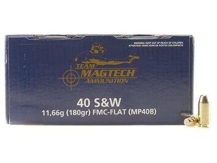 Magtech MP40B Range/Training Shootin' Size 40 S&W 180 GR Full Metal Jacket Flat Nose (FMJFN) 250 Bx/ 4 Cs - Magtech