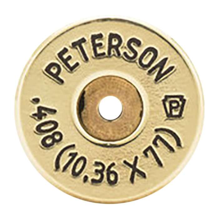 Peterson Brass 408 (10.36x77) 200bx - Peterson Cartridge