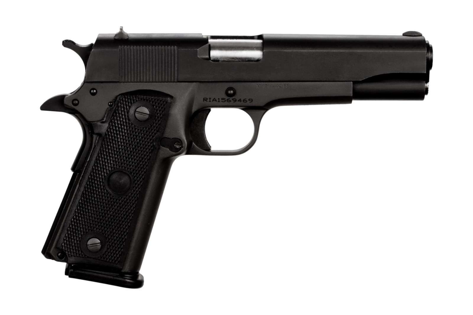 Rock Island 51453 Gi Standard Fshc Ca Compliant 1911a2 45 Acp 5 101 Black Parkerized Black 2858