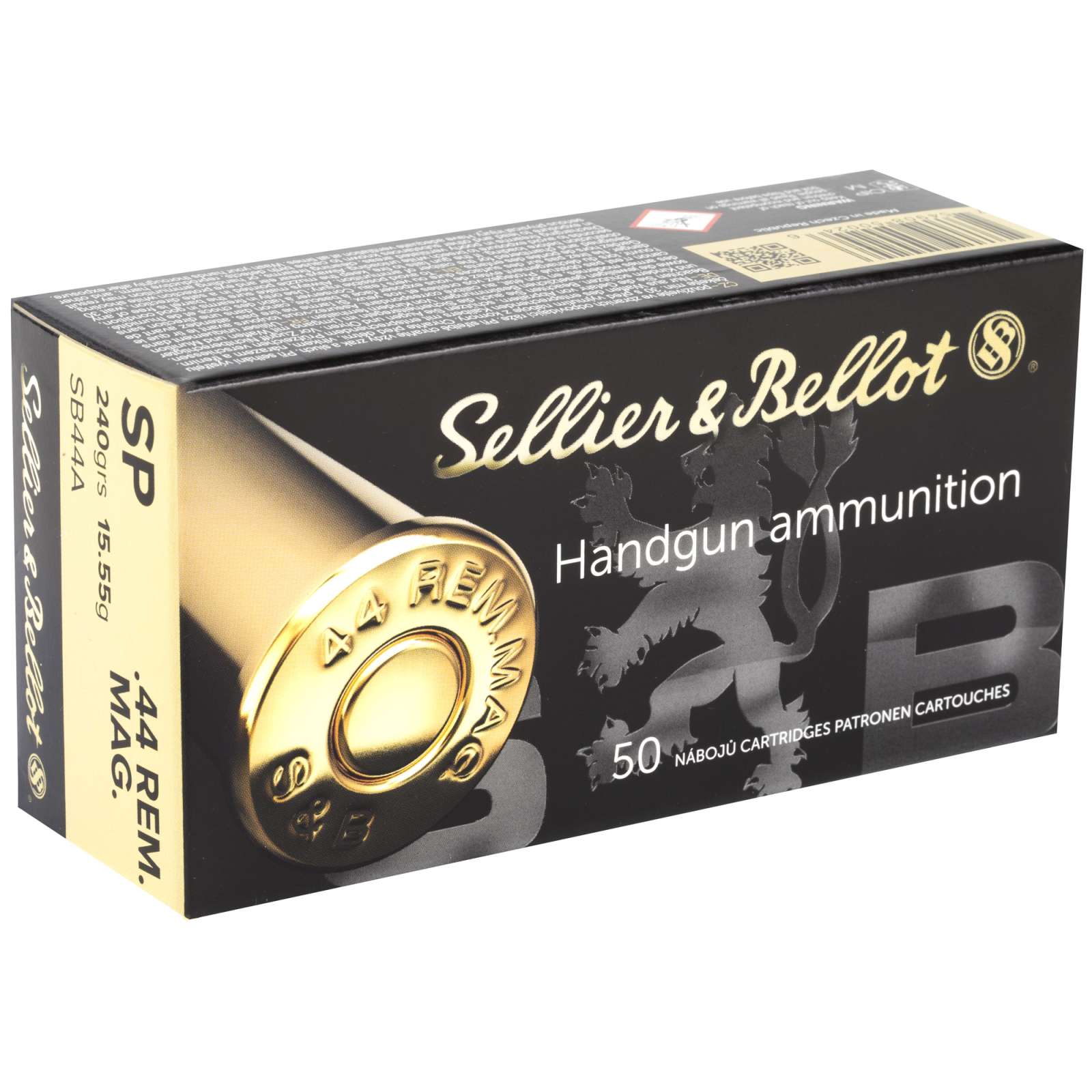 S&B 44MAG 240 SP 600RD CS - 