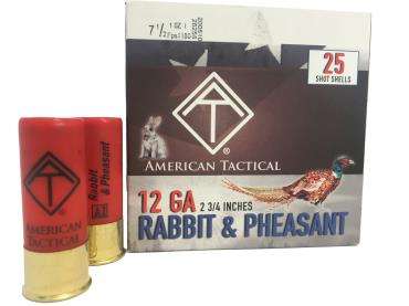 AMERICAN TACTICAL 12G GAME LOAD #4 1OZ 2.75" 25RD BX 250RD CASE - American Tactical Inc